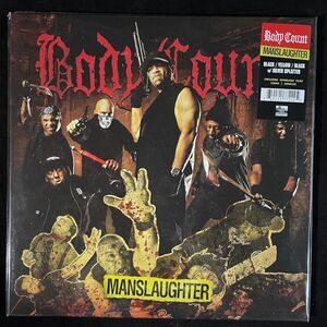 Body Count Manslaughter Limited Black Yellow Silver Vinyl LP, METAL NEW